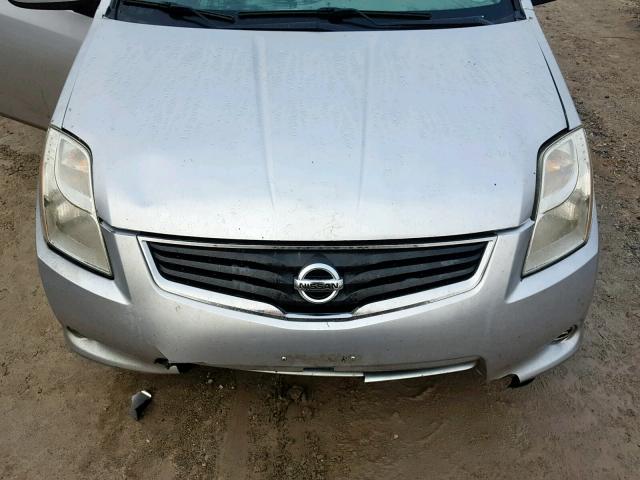 3N1AB6APXBL624555 - 2011 NISSAN SENTRA 2.0 SILVER photo 7