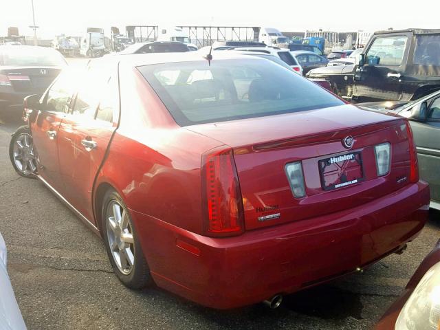 1G6DC67A780211091 - 2008 CADILLAC STS RED photo 3