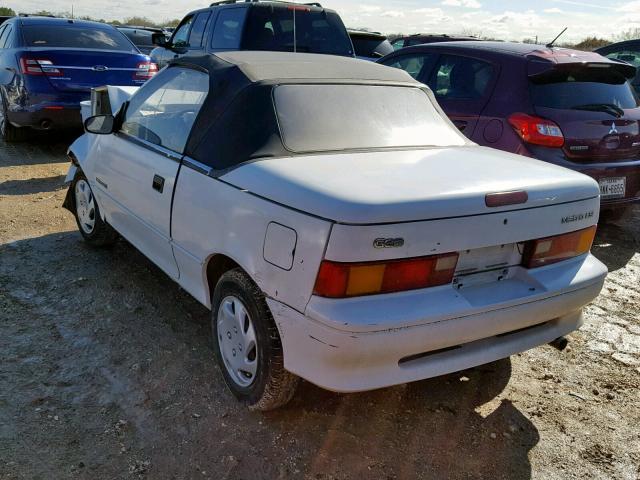 JG1MR3367MK620419 - 1991 GEO METRO LSI WHITE photo 3