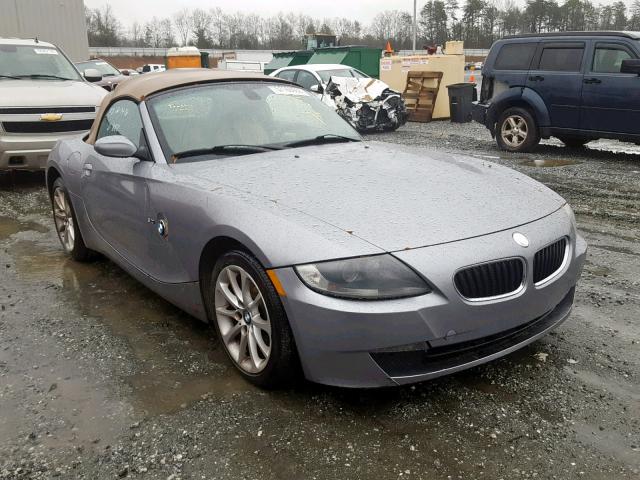 4USBU33576LW67798 - 2006 BMW Z4 3.0 GRAY photo 1