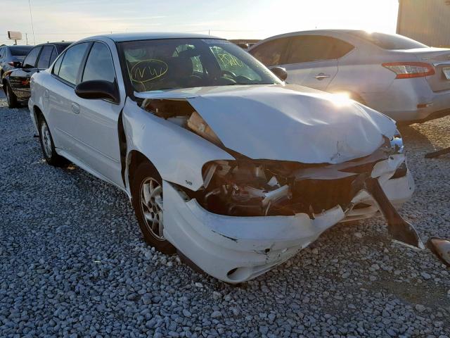 1G2NE52E15M205506 - 2005 PONTIAC GRAND AM S WHITE photo 1