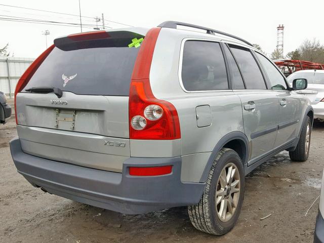 YV1CY59H841042518 - 2004 VOLVO XC90 SILVER photo 4