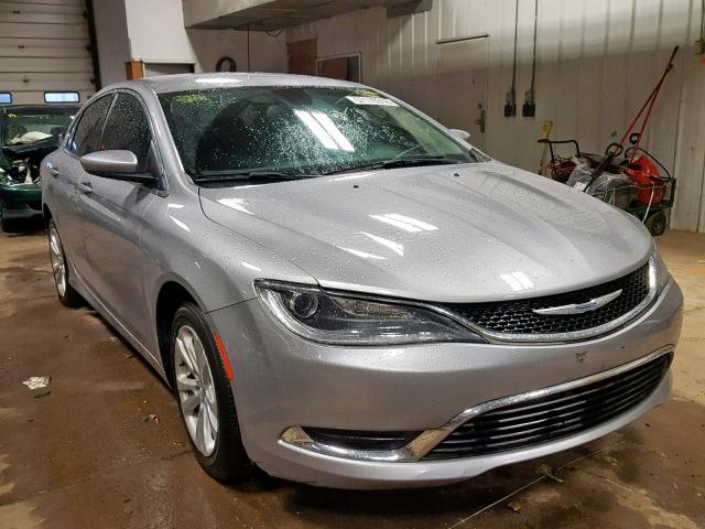 1C3CCCAB6FN555993 - 2015 CHRYSLER 200 LIMITE GRAY photo 1