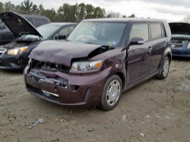 JTLKE50E881039965 - 2008 TOYOTA SCION XB Күлгін фото 2