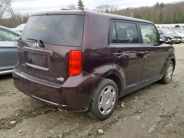 JTLKE50E881039965 - 2008 TOYOTA SCION XB Күлгін фото 4
