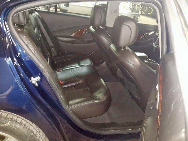 1G4GC5EG6AF320894 - 2010 BUICK LACROSSE C BLUE photo 6