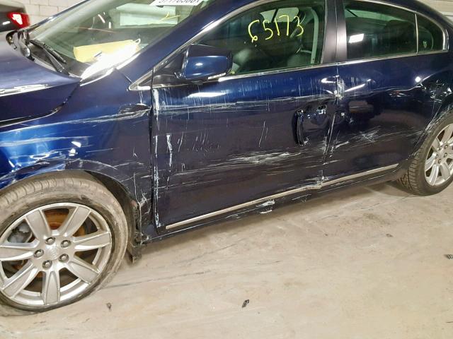 1G4GC5EG6AF320894 - 2010 BUICK LACROSSE C BLUE photo 9