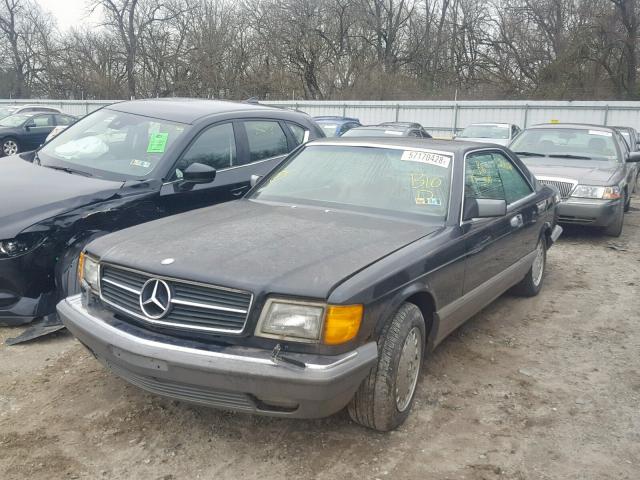 WDBCA45DXGA210881 - 1986 MERCEDES-BENZ 560 SEC BLACK photo 2