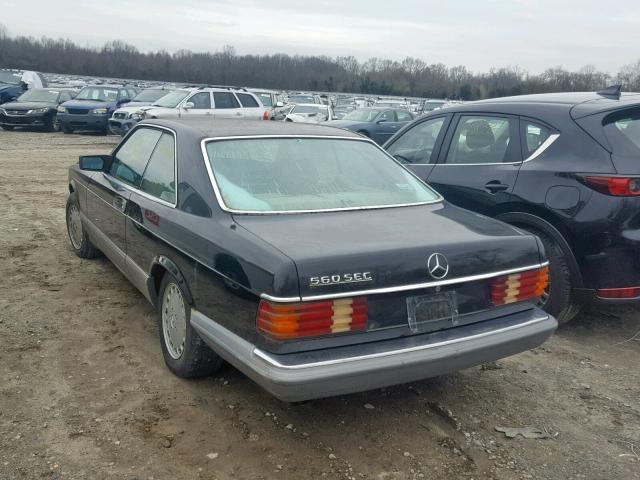 WDBCA45DXGA210881 - 1986 MERCEDES-BENZ 560 SEC BLACK photo 3