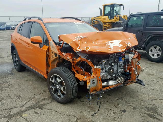 JF2GTADC8J8275748 - 2018 SUBARU CROSSTREK ORANGE photo 1