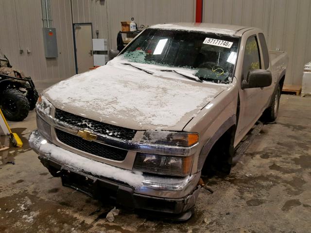 1GCDT196748158493 - 2004 CHEVROLET COLORADO TAN photo 2