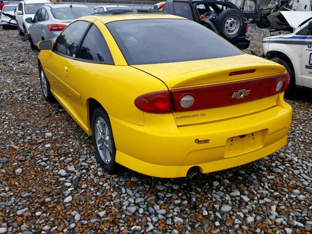 1G1JH12F957142746 - 2005 CHEVROLET CAVALIER L YELLOW photo 3