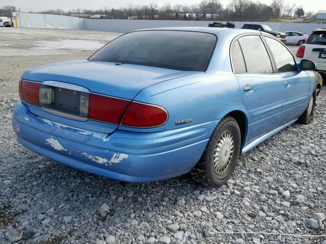 1G4HP54K01U166225 - 2001 BUICK LESABRE CU BLUE photo 4