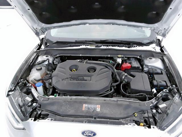 3FA6P0D90JR188654 - 2018 FORD FUSION TIT SILVER photo 7