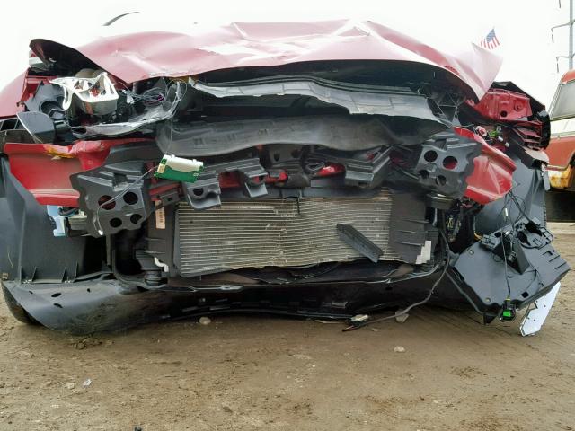 1FADP3J21GL358947 - 2016 FORD FOCUS TITA RED photo 9