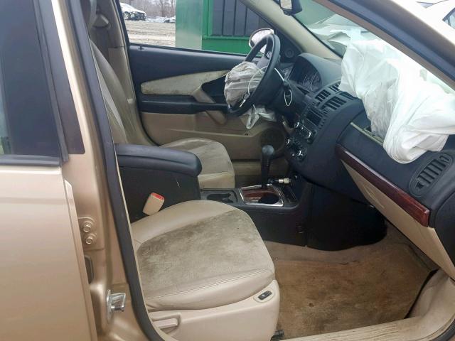 1G1ZU53896F138127 - 2006 CHEVROLET MALIBU LTZ თაფლისფერი ფოტო 5