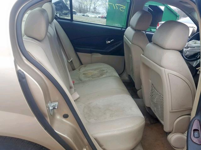 1G1ZU53896F138127 - 2006 CHEVROLET MALIBU LTZ თაფლისფერი ფოტო 6