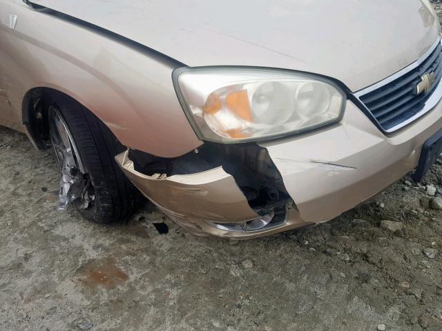 1G1ZU53896F138127 - 2006 CHEVROLET MALIBU LTZ თაფლისფერი ფოტო 9