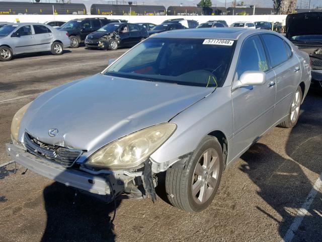 JTHBA30G055138389 - 2005 LEXUS ES 330 SILVER photo 2