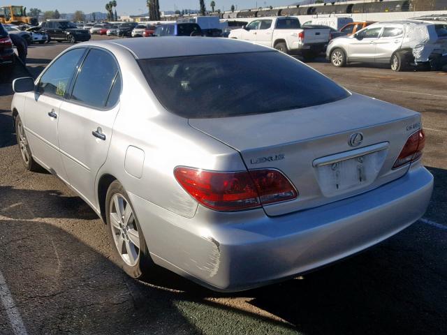 JTHBA30G055138389 - 2005 LEXUS ES 330 SILVER photo 3