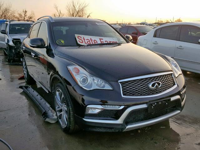 JN1BJ0RR3HM402822 - 2017 INFINITI QX50 BLACK photo 1