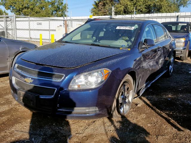1G1ZC5EB1A4151082 - 2010 CHEVROLET MALIBU 1LT 蓝色 照片 2