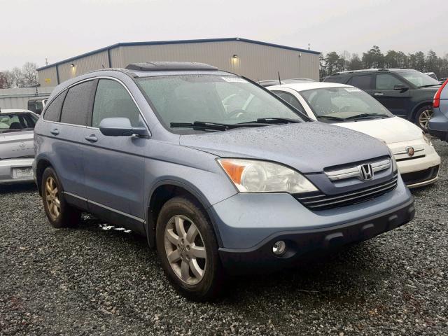 5J6RE48767L001657 - 2007 HONDA CR-V EXL BLUE photo 1