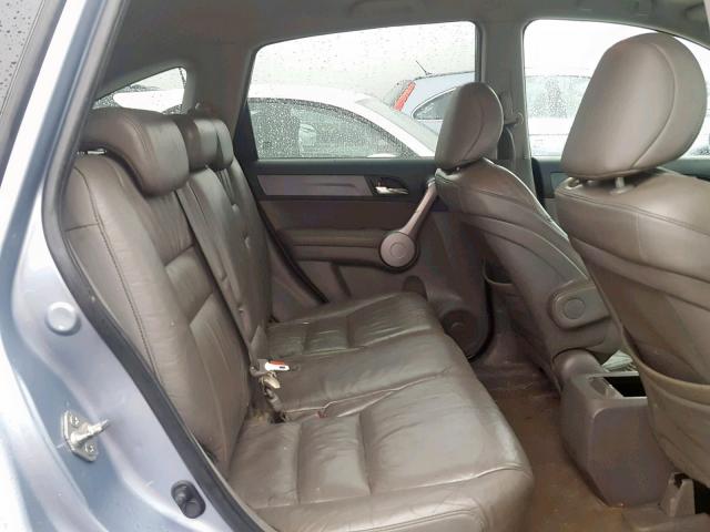 5J6RE48767L001657 - 2007 HONDA CR-V EXL BLUE photo 6