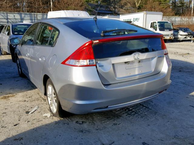 JHMZE2H74AS008242 - 2010 HONDA INSIGHT SILVER photo 3