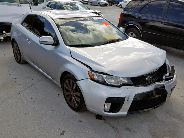 KNAFW6A30C5643893 - 2012 KIA FORTE SX SILVER photo 1