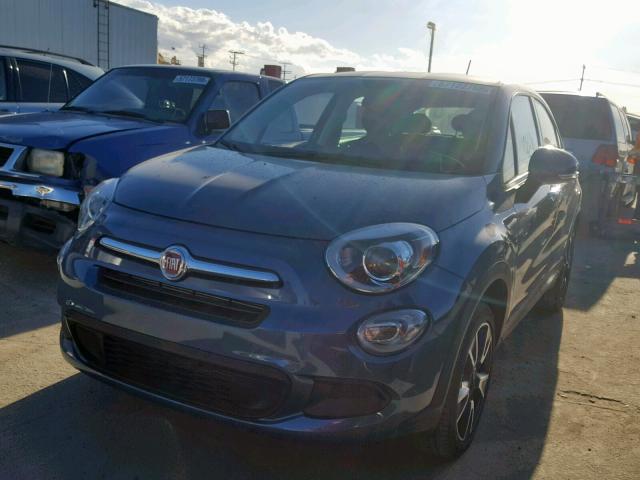 ZFBCFXAB7HP597285 - 2017 FIAT 500X POP BLUE photo 2