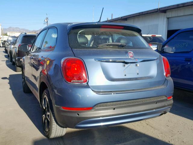 ZFBCFXAB7HP597285 - 2017 FIAT 500X POP BLUE photo 3