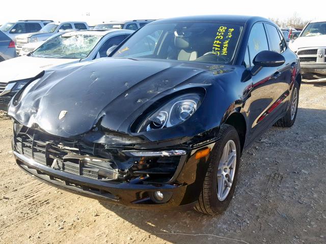 WP1AA2A50JLB01464 - 2018 PORSCHE MACAN BLACK photo 2