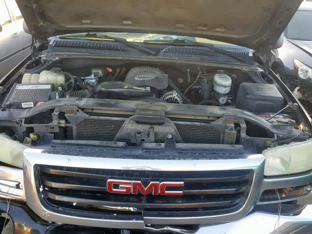 2GTEC19V331375620 - 2003 GMC NEW SIERRA BLACK photo 7