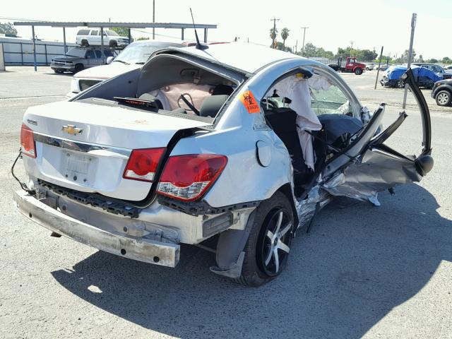 1G1PC5SH1B7300641 - 2011 CHEVROLET CRUZE LS SILVER photo 4