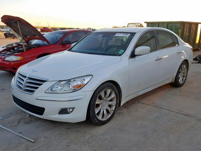 KMHGC4DE6BU146090 - 2011 HYUNDAI GENESIS 3. WHITE photo 2