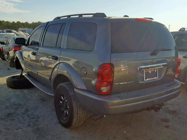 1D8HB58DX5F565704 - 2005 DODGE DURANGO LI GRAY photo 3