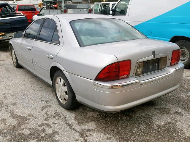 1LNHM87A61Y619141 - 2001 LINCOLN LS SILVER photo 3