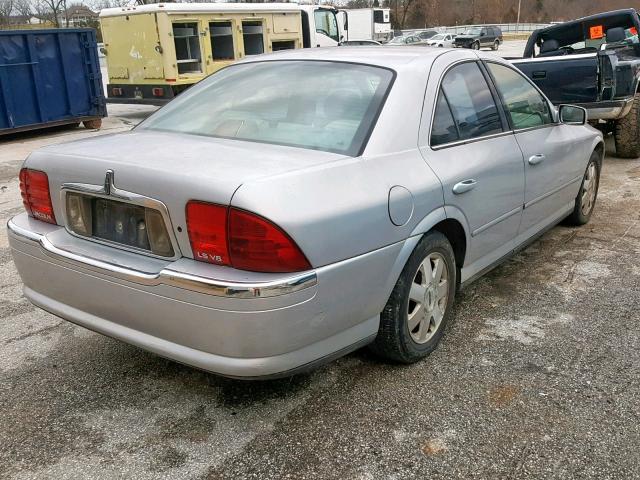 1LNHM87A61Y619141 - 2001 LINCOLN LS SILVER photo 4