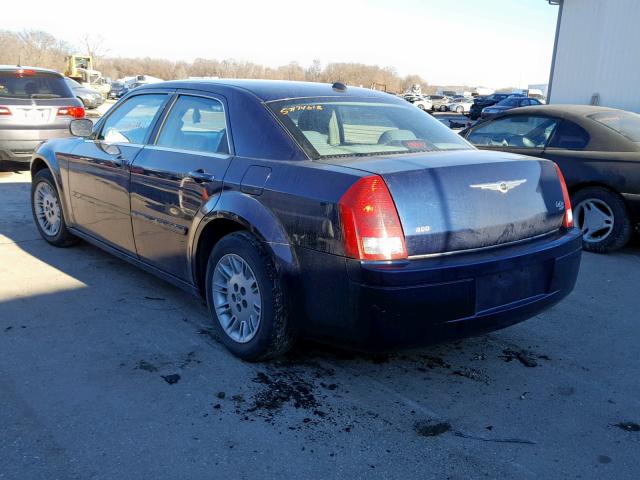 2C3KA43R36H157568 - 2006 CHRYSLER 300 BLUE photo 3