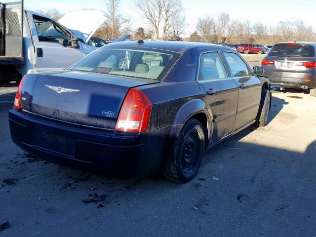 2C3KA43R36H157568 - 2006 CHRYSLER 300 BLUE photo 4