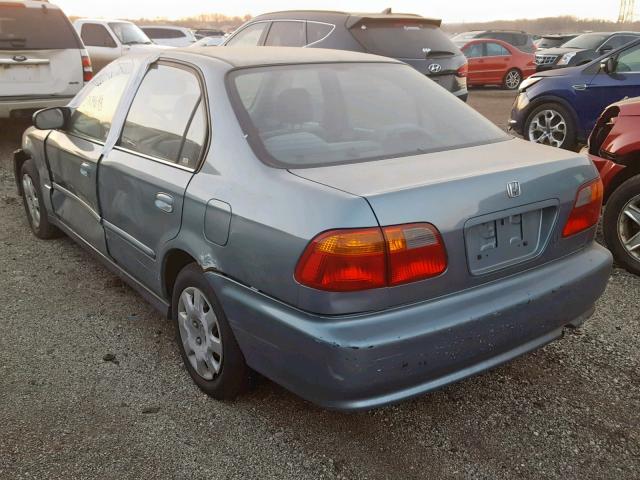 2HGEJ6613YH510910 - 2000 HONDA CIVIC BASE Mavi foto 3