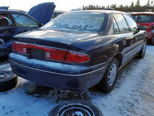 2G4WS52J221189616 - 2002 BUICK CENTURY CU BLUE photo 4