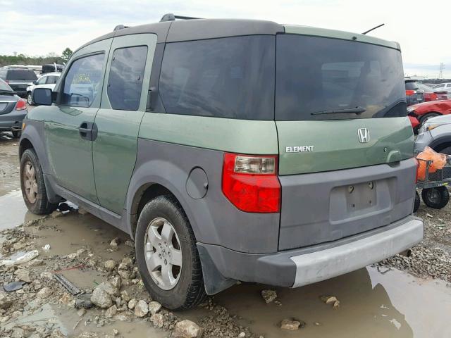 5J6YH18523L017669 - 2003 HONDA ELEMENT EX GREEN photo 3