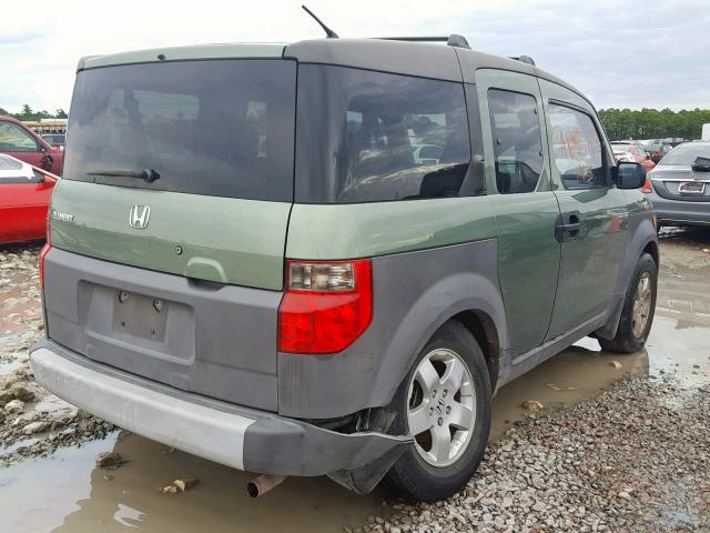 5J6YH18523L017669 - 2003 HONDA ELEMENT EX GREEN photo 4