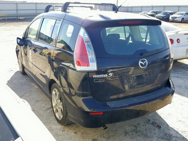 JM1CR293790332297 - 2009 MAZDA 5 BLACK photo 3