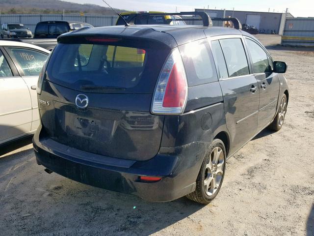 JM1CR293790332297 - 2009 MAZDA 5 BLACK photo 4