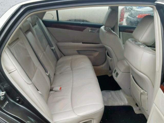 4T1BK3DB1BU395992 - 2011 TOYOTA AVALON BAS Մոխրագույն լուսանկար 6