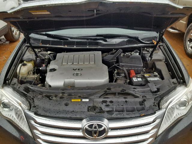 4T1BK3DB1BU395992 - 2011 TOYOTA AVALON BAS Մոխրագույն լուսանկար 7