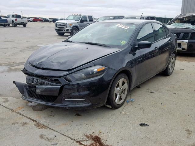 1C3CDFBB2GD661281 - 2016 DODGE DART SXT BLACK photo 2